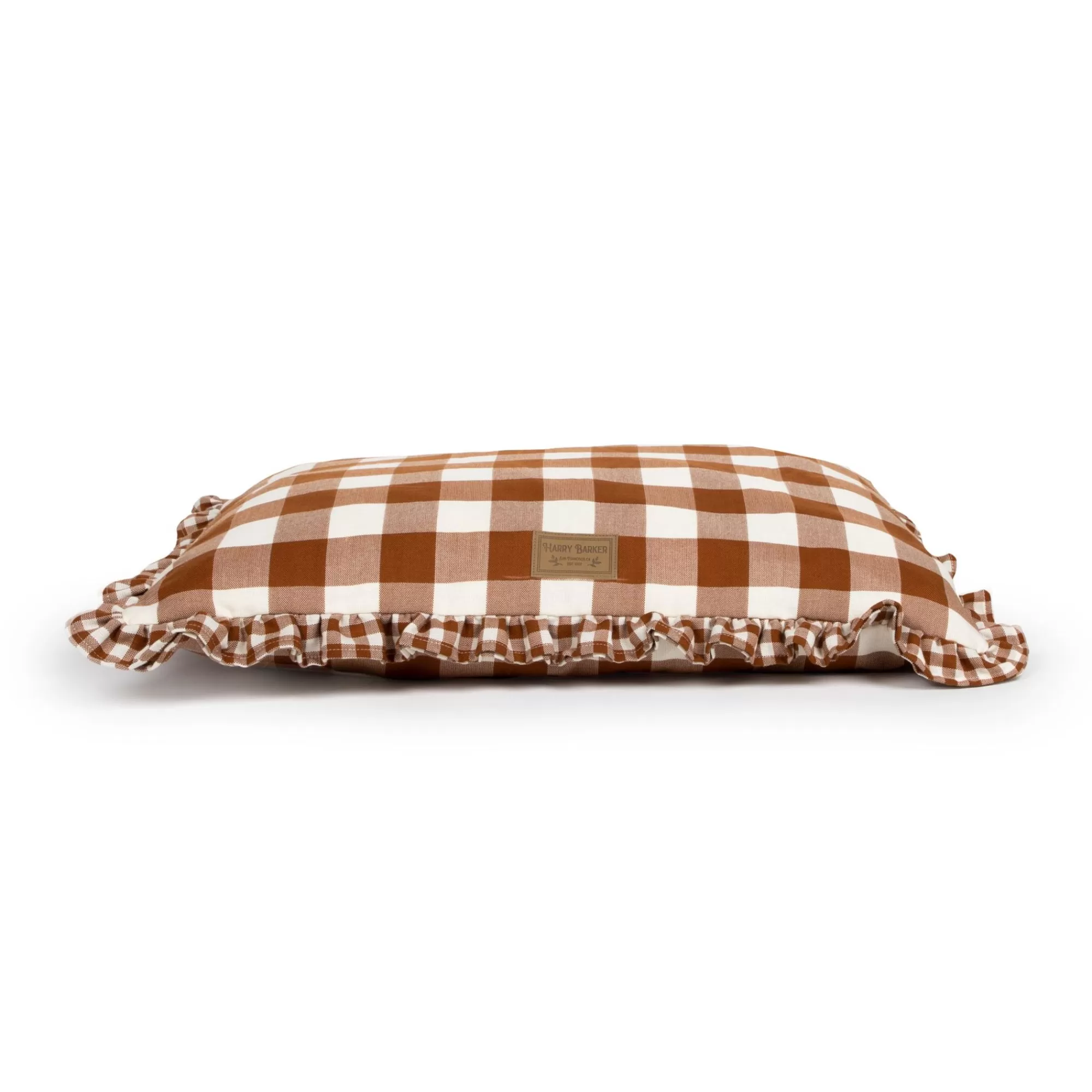 Sale Vintage Brown Gingham Envelope Dog Bed Plaid